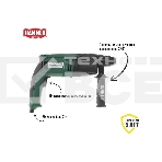 Перфоратор Haммer Flex PRT650D 650 Вт SDS+ 24мм 0-1000об/мин 2.4Дж 3 режима кейс, фото4