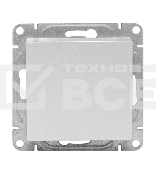 Механизм выключателя EKF UP1-SWA-10 Эпика одноклавишный, алюминий