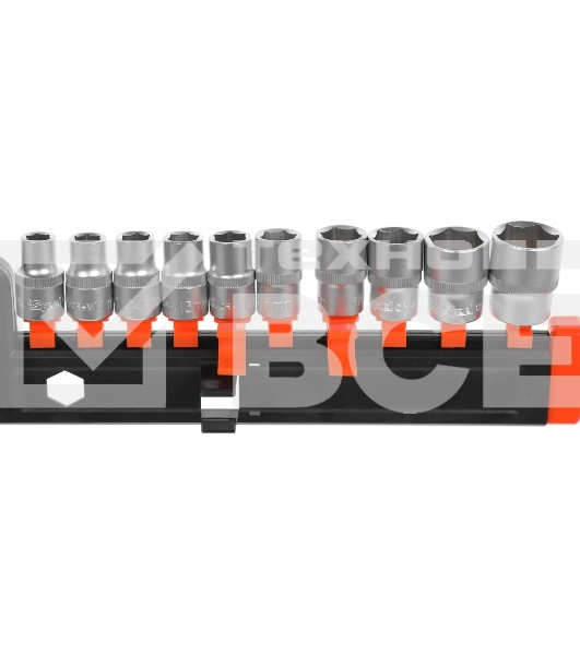 Набор инструмента AUTOVIRAZH AV-011012 12 пр.((трещетка 1/2+ удлиннитель+10 торцевых головок))