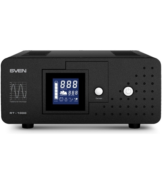 Источник бесперебойного питания SVEN RT-1000 черный