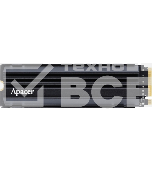 Накопитель SSD Apacer 2TB, PCIe 4.0 x4, M.2 2280, NVMe 1.4, R/W 7400/7000, с радиатором