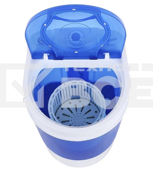 Стиральная машина Мечта WMS S303UT01 бело-синяя, загрузка вертикальная 3кг, 300 об/мин., класс: A+