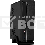 Компьютерный корпус Desktop ExeGate EX288781RUS MI-207U-350W-8 (miniITX/mATX, БП M350 с вент. 8см, 1*USB+1*USB3.0, аудио, черный), фото 1