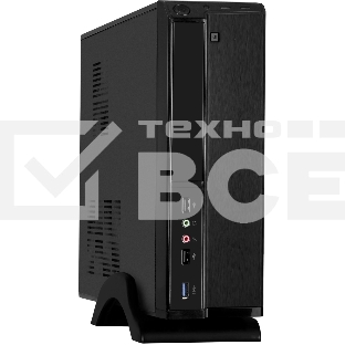 Компьютерный корпус Desktop ExeGate EX288781RUS MI-207U-350W-8 (miniITX/mATX, БП M350 с вент. 8см, 1*USB+1*USB3.0, аудио, черный)