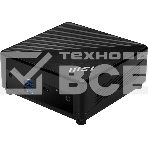 Неттоп MSI Cubi 5 12M-013RU i5 1235U (1.3) 16Gb SSD512Gb Iris Xe Windows 11 Professional 2.5xGbitEth+1xGbitEth WiFi BT 65W черный (9S6-B0A811-298), фото 1