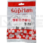 Панель Suprlan 10-0302-1, лицевая со шторкой 45x45, 2xKeystone ABS пластик, белый, фото2
