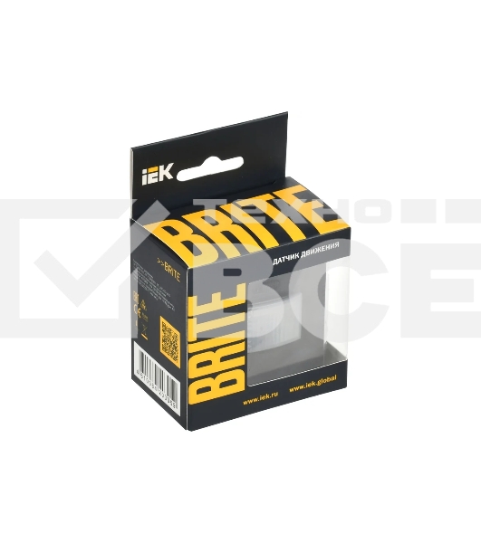 Датчик движения IEK BRITE ДС10-1-БрЧ BASE черный