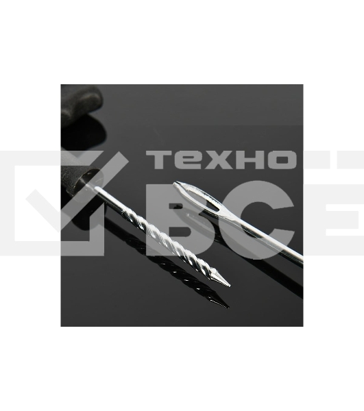 Ремкомплект для бескамерных шин Deli DL120001 (шило, рашпиль, 5 резиновых жгутов)