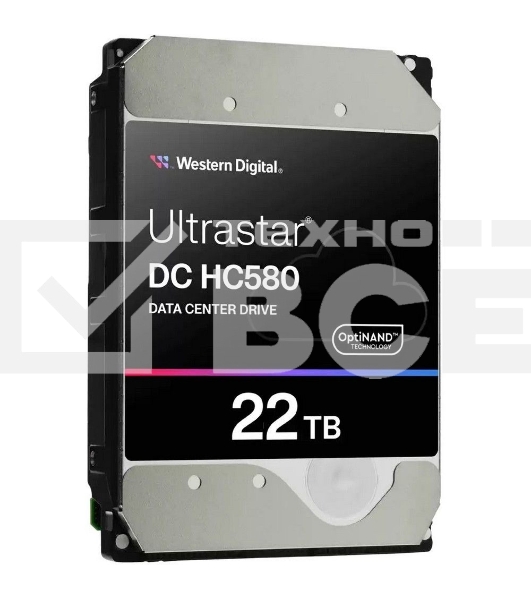 Жесткий диск HDD WD SATA Server 22Tb Ultrastar DC HC570 7200 6Gb/s 512MB 1 year warranty (replacement WUH722222ALE6L4)