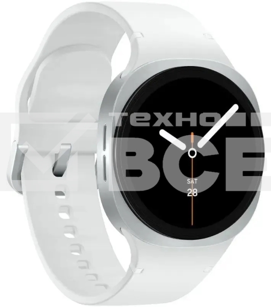 Умные часы Samsung Galaxy Watch 8 LTE 40мм 1.47' Super AMOLED корп.серебристый рем.серебристый (SM-L325FZSACAU)