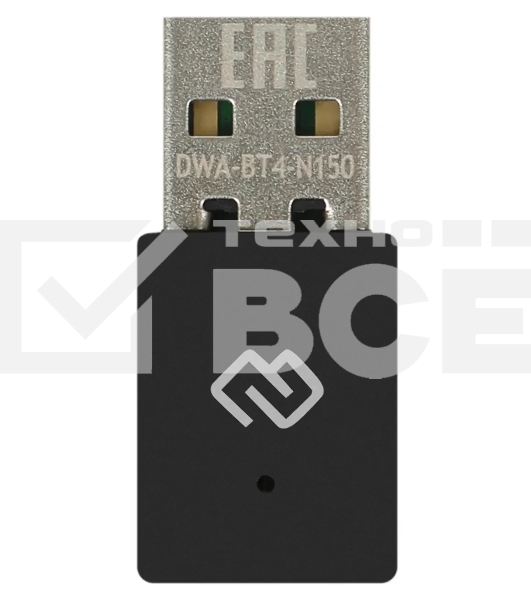 Сетевой адаптер WiFi + Bluetooth Digma DWA-BT4-N150 N150 USB 2.0 (ант.внутр.) 1ант. (упак.:1шт)