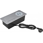 Розетка Cactus CS-SOCKET-USBA-WLESS для столешницы серебристый, фото2