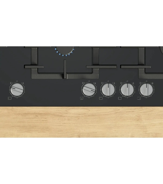 Газовая варочная панель Bosch PPM9A6I40 черный