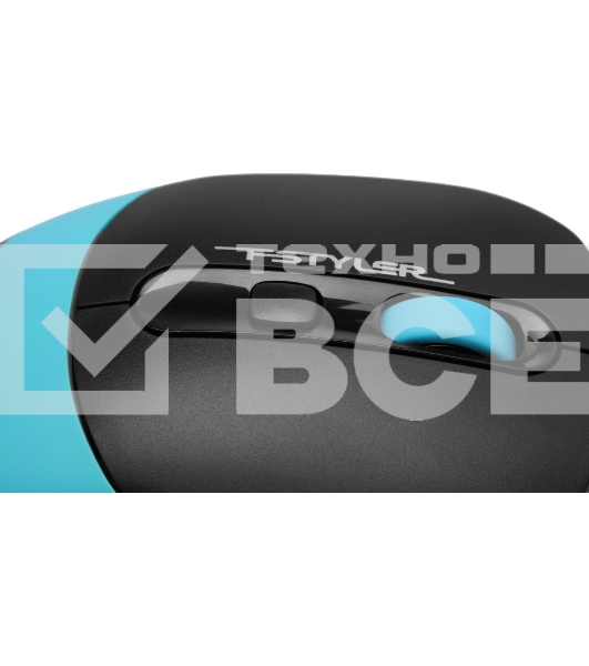 Мышь проводная A4Tech Fstyler FM10 черный/синий, 1600 dpi, USB, кнопки - 4
