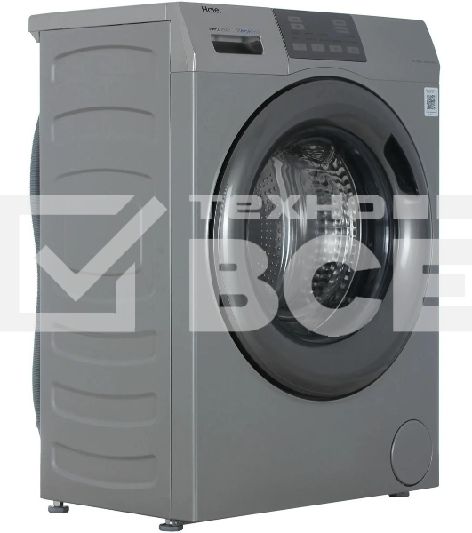 Стиральная машина Haier HW60-BP12919AS, с фронтальной загрузкой, 6кг, 1200об/мин, с паром, инверторная