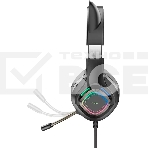 Гарнитура HOCO W107 Cute Cat чёрный, проводная, подсветка, фото4