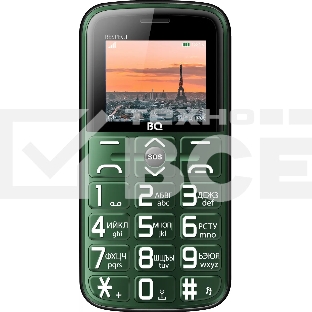 Мобильный телефон BQ 1851 Respect зеленый