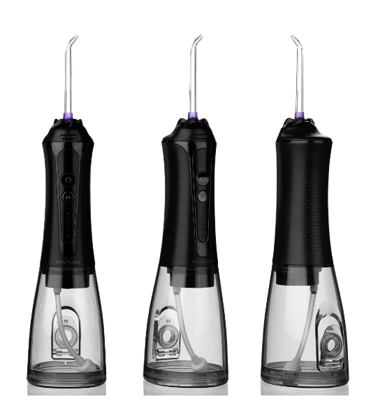 Ирригатор Revyline RL 450 чёрный, от аккумулятора, 300 мл, 5 режимов