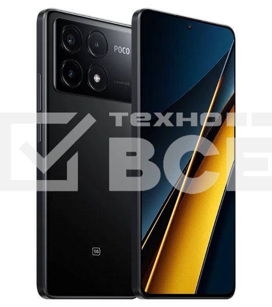 Смартфон POCO X6 Pro 5G, 12/512Gb, черный