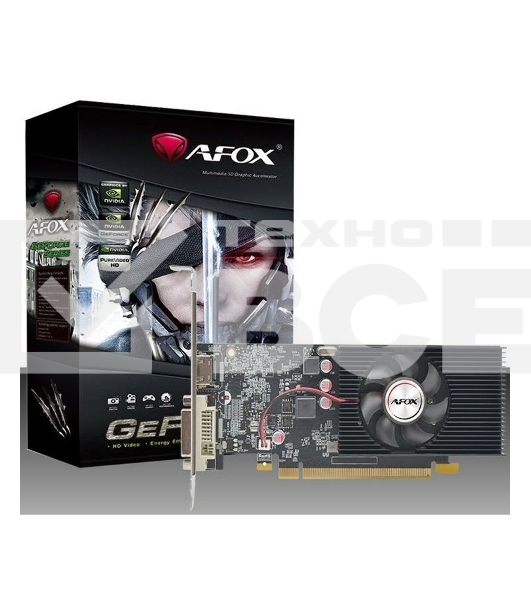 Видеокарта Afox Nvidia GeForce GT1030 4GB DDR4 64Bit DVI HDMI LP Single Fan