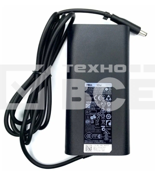 Блок питания (сетевой адаптер) для ноутбуков Dell 19.5V 4.62A 4.5x3.0, Slim HC