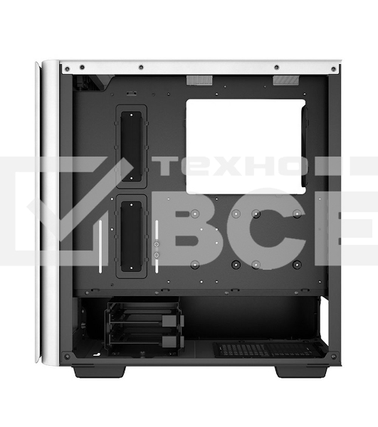 Компьютерный корпус Deepcool CK500 WH белый без БП ATX 2x120мм 1x140мм 2xUSB 3.0 audio bott PSU