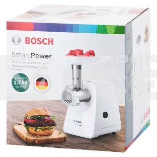 Мясорубка Bosch Smart Power MFW2500W 1500Вт белый