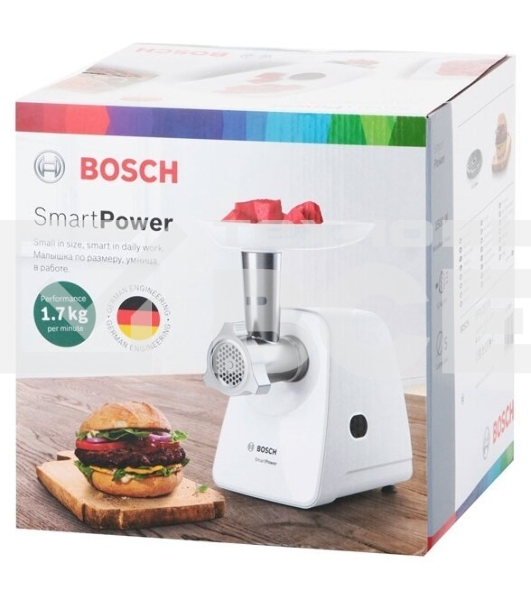 Мясорубка Bosch Smart Power MFW2500W 1500Вт белый