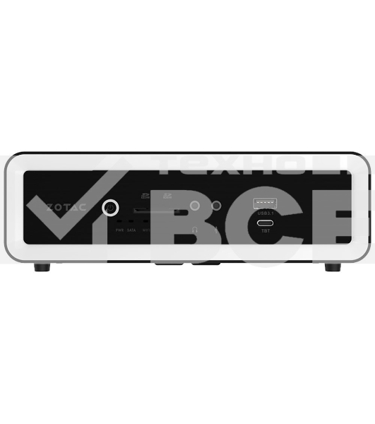 Платформа системного блока с ЦПУ Zotac ZOTAC ZBOX NANO, SFF, FANLESS, i7-1355U, 2 DDR5 SODIMM, M.2 SSD, 2.5