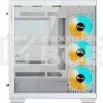 Компьютерный корпус Gigabyte GB-C500PI ST белый без БП ATX 3x120mm 6x140mm 2xUSB3.0 1xUSB3.1 audio bott PSU, фото4