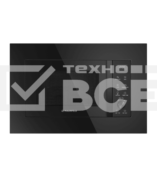 Микроволновая печь встраиваемая Maunfeld JBMO1225FSGb02 черный, 25 л, 900 Вт, переключатели - поворотный механизм/сенсор