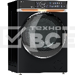 Стирально-сушильная машина HIBERG i-DDQ10 - 10714 B черный матовый загр. фронтальная макс.: 10,5 кг 1400 об/мин класс: А+++, фото4