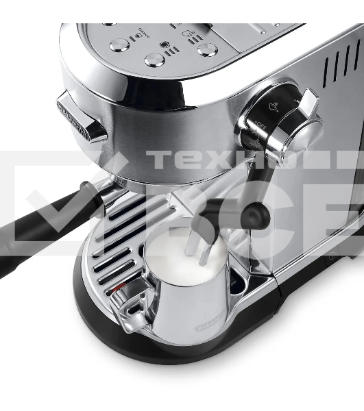Кофеварка рожковая DeLonghi EC950.M (0132106249) серебристый, исп. кофе - молотый/чалды, 1.6 л, 1450 Вт, 15 Бар