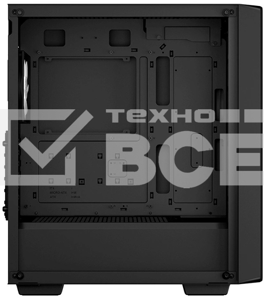 Компьютерный корпус Deepcool CC560 MESH V2 черный без БП ATX 8x120mm 5x140mm 1xUSB2.0 audio bott PSU