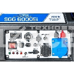 Электрогенератор бензиновый инверторный ТСС SGG 6000Ei, 6.5 кВт, 73 дБ, 50 кг, фото6