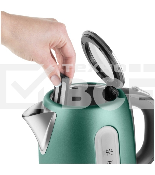 Чайник электрический Sencor SWK 1771GR 1.7 л, 2150 Вт, зеленый