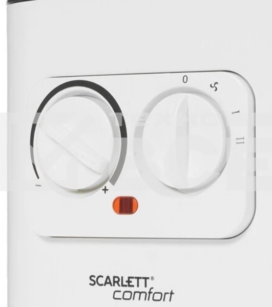 Тепловентилятор Scarlett SC-FH1.513MC, белый, 1500 Вт, 20 м2, термостат