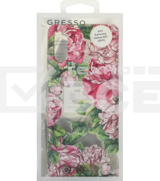 Чехол (клип-кейс) Gresso Air, для Samsung Galaxy A02, прозрачный/рисунок [gr17aaae9158]