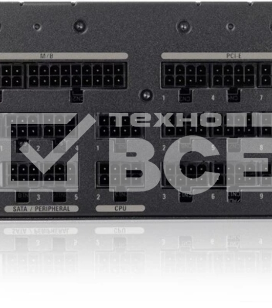 Блок питания Super Flower Leadex Titanium (SF-1600F14HT), 1600Вт, 80 PLUS Titanium, 140мм, модульный, черный