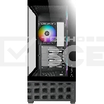 Компьютерный корпус Azza TIARA черный без БП ATX 4x120мм 2xUSB 3.0 1xUSB3.1 audio bott PSU, фото5