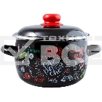 Кастрюля Appetite 1RC181M Gazpacho сферическая эмалированная 3 л, фото 1