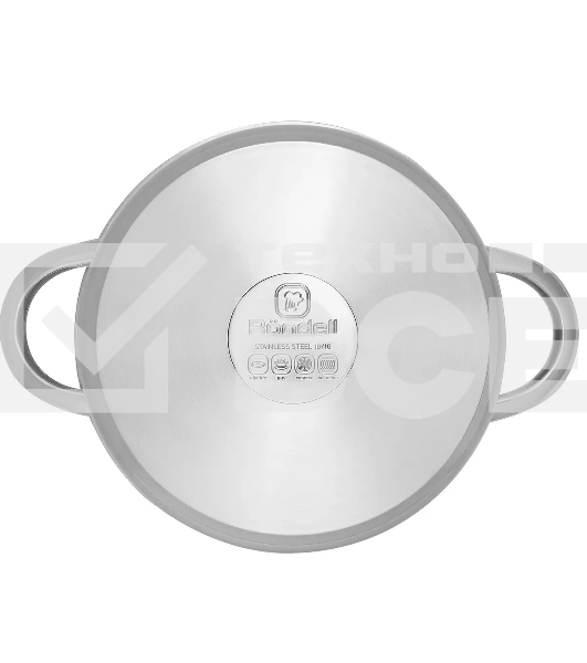 Кастрюля Rondell Point RDS-1311 2.8 л. d=20 см, с крышкой, нержавеющая сталь 18/10