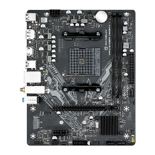 Материнская плата Maxsun MS-Challenger A520M-K WIFI, AM4, AMD A520, 2xDDR4, 3xSATA, 2xM.2, 1xPCIe 3.0 x16, 1xPCIe 3.0 x1, 1xDP, 1xHDMI, 1x1Gb LAN, Wi-Fi 5, Bluetooth 4.2, 2xUSB-A 5Gbps, 4xUSB-A 2.0, 2x3.5 мм, 5.1, mATX
