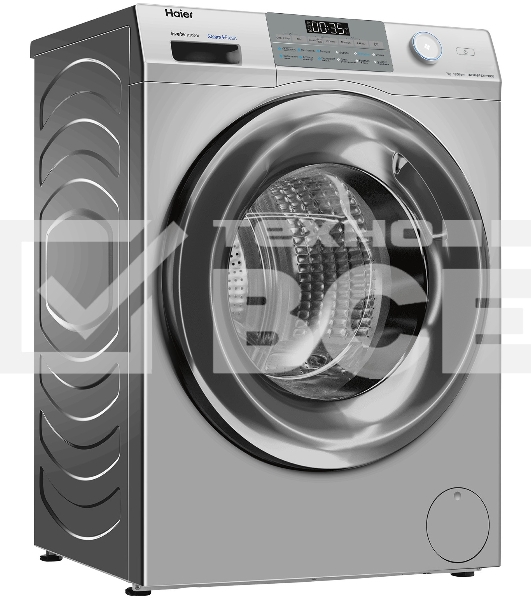 Стиральная машина Haier HW70-BP12959BSE серебристая, загрузка фронтальная 7кг, 1200 об/мин., класс: A+++