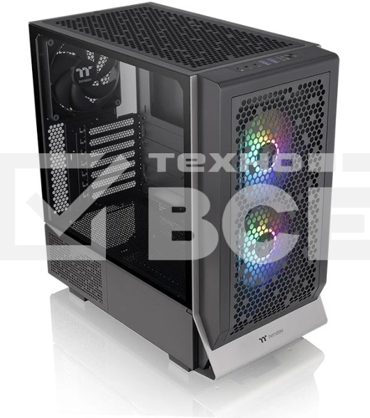 Компьютерный корпус Thermaltake Ceres 300 TG ARGB черный без БП ATX 3x140мм 2xUSB 3.0 1xUSB3.1 audio bott PSU