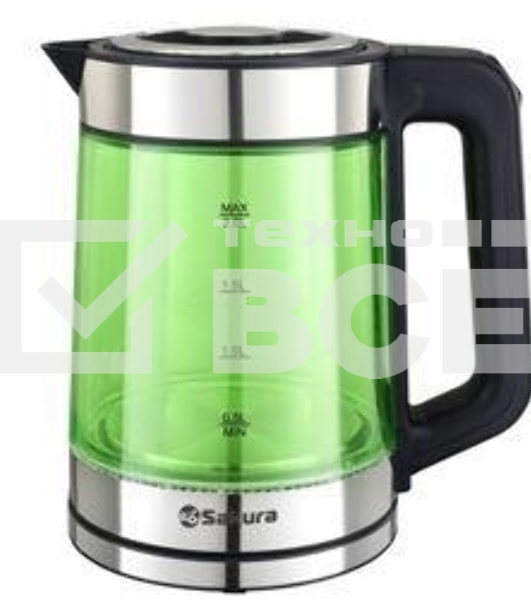 Чайник электрический SAKURA SA-2746GR 2л зеленый