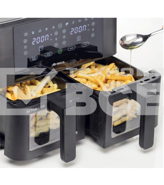 Аэрофритюрница Ariete 00C463100AR0 9л, 2 чаши