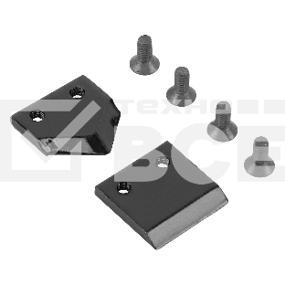 Нож шнека для грунта Denzel ER-100, диаметр 100 мм, комплект 2 шт