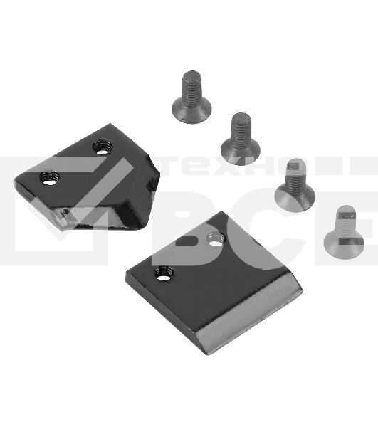 Нож шнека для грунта Denzel ER-100, диаметр 100 мм, комплект 2 шт