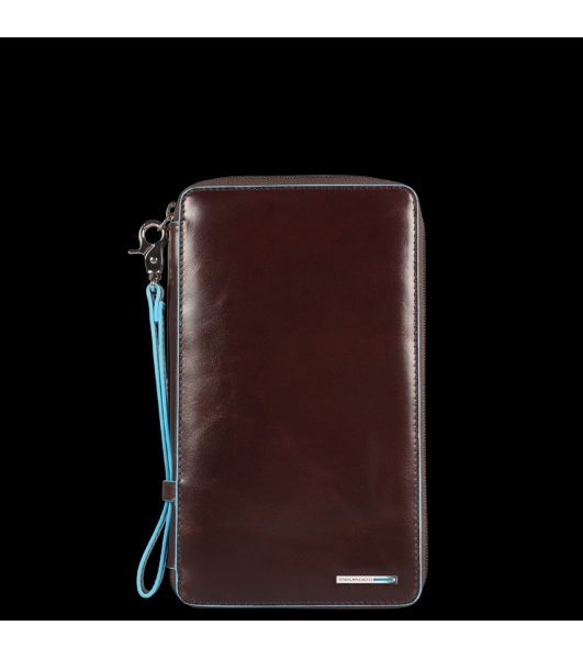 Мультипортмоне Piquadro Blue Square PP3246B2/MO коричневый натур.кожа